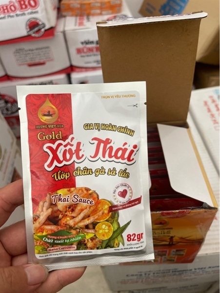 Vx-Xốt Thái Ướp Chân Gà Sả Tắc Hương Việt Xưa 82g H12G