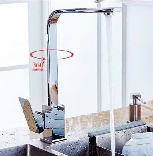 VÒI RỬA CHÉN VUÔNG BÓNG - 124