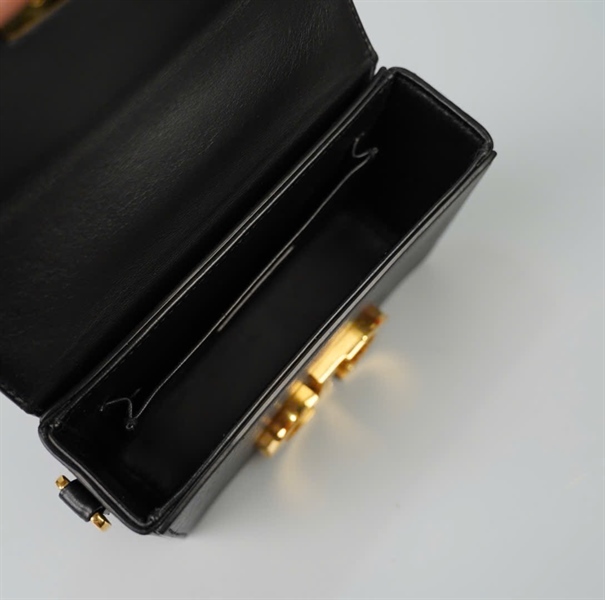 Túi Dior Trunk đen (01-RU-1119) sz17 KG+