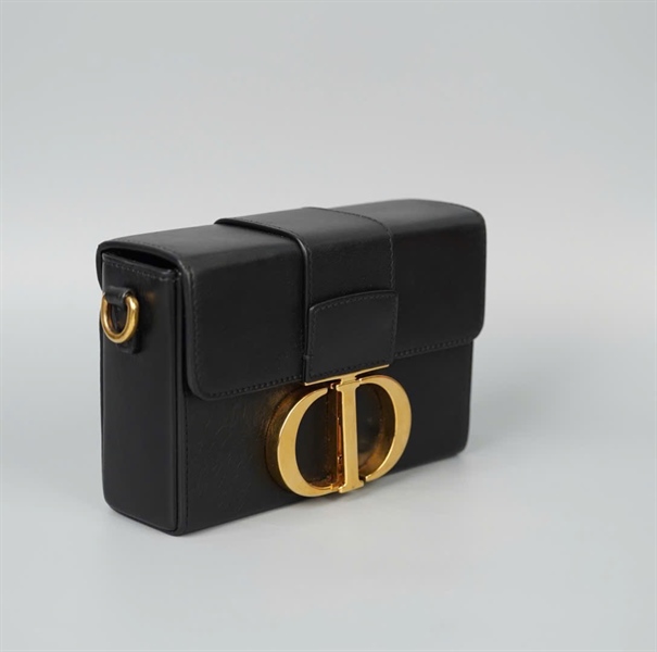 Túi Dior Trunk đen (01-RU-1119) sz17 KG+