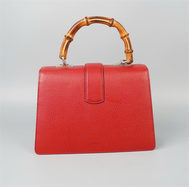 Túi GG Dionysus đỏ quai gỗ (204991) sz27 KG+