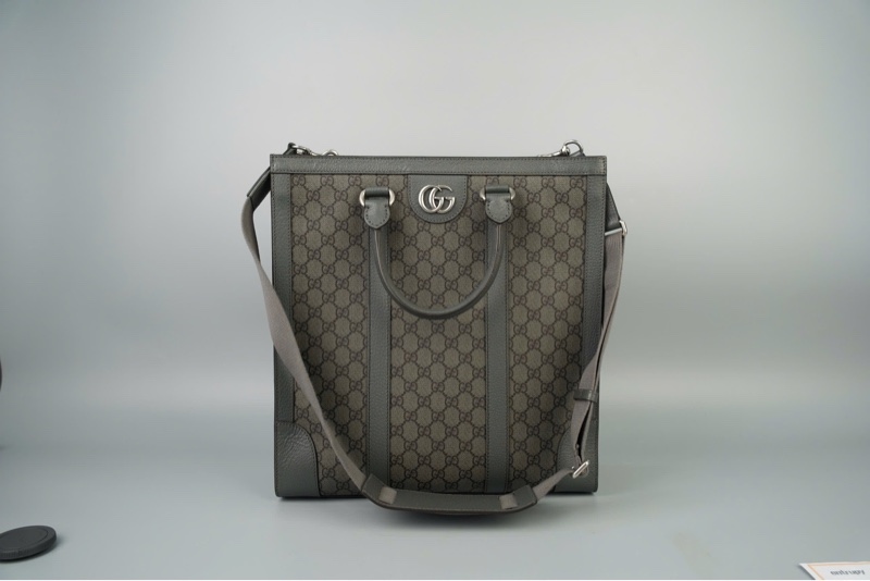 Túi GG tote xám (731793520981) sz36 (PN) +