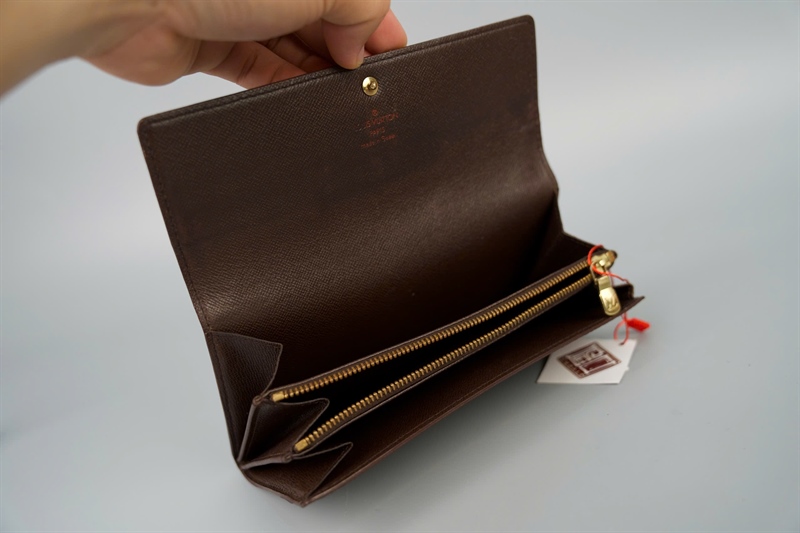 Ví LV ô vuông nâu (LT) KG+