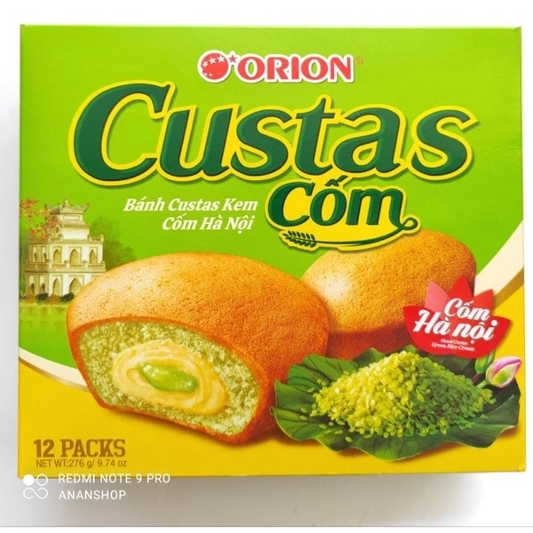 Bánh Custas cốm hộp 279g
