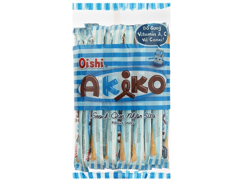 Bánh Akiko vị sữa gói 140g