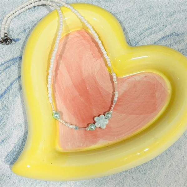 Dây chuyền ALLIN Hoa và cườm nhỏ