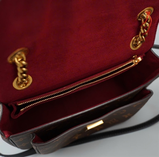 Túi LV Passy hoa nâu sz22 +