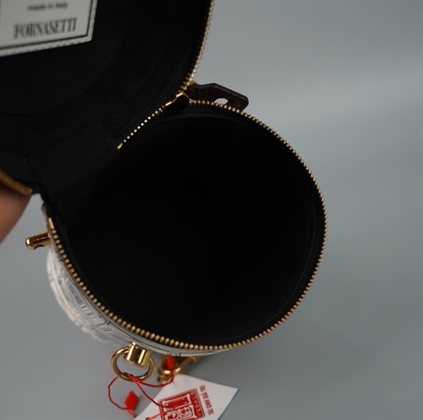 Túi LV Fornasetti dáng trụ 2strap kèm ổ + chìa (HC) +