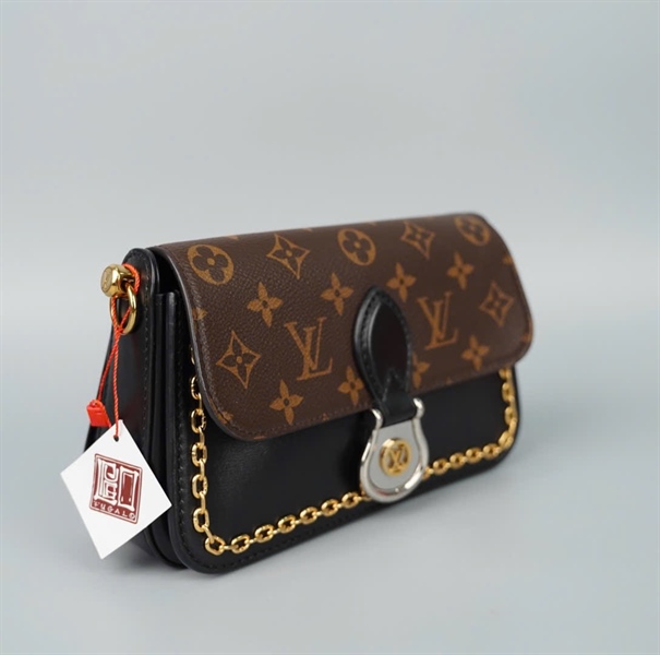 Túi LV Neo hoa nâu viền xích (FO4200) sz21 (HC)+