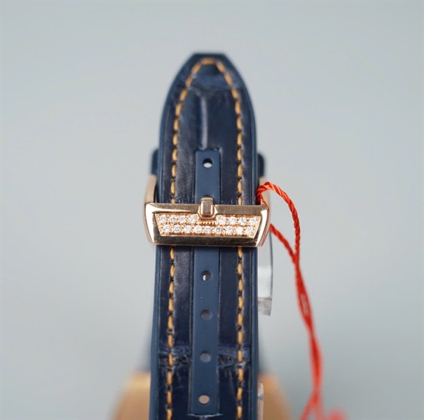 Đồng hồ Franck Muller xanh mặt viền vàng kim số (No111) (HC) KG+