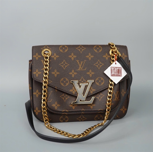 Túi LV Passy hoa nâu sz22 +