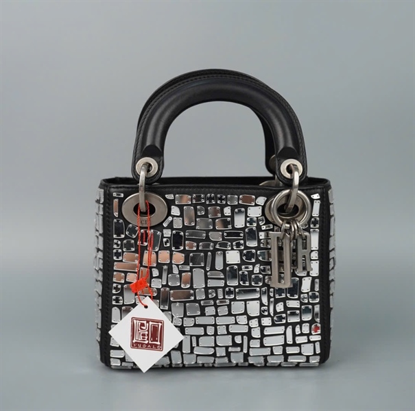 Túi Dior Lady đen đính đá (02-MA-0128) szmini (HC)+