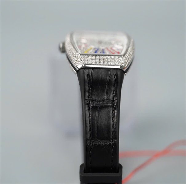 Đồng hồ Franck Muller dây đen kim màu (No3981) (HC) KG+