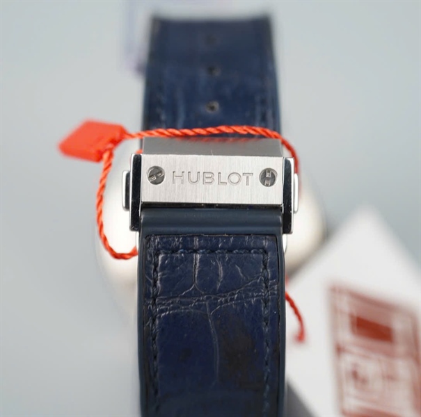 Đồng hồ Hublot dây xanh đen mặt xanh (1479325) (HC)+