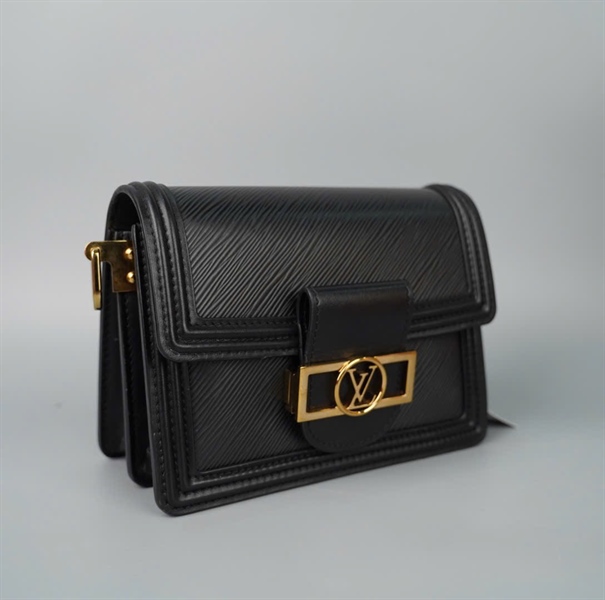 Túi LV Dauphine màu đen vân 2strap sz20 +