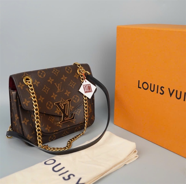 Túi LV Passy hoa nâu sz22 +