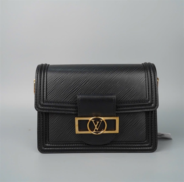 Túi LV Dauphine màu đen vân 2strap sz20 +