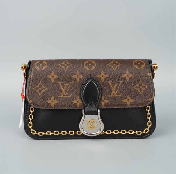 Túi LV Neo hoa nâu viền xích (FO4200) sz21 (HC)+