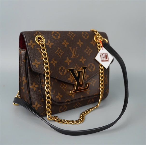 Túi LV Passy hoa nâu sz22 +