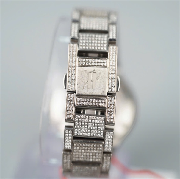 Đồng hồ Hublot bạc mặt đính đá (964623) (HC) KG+