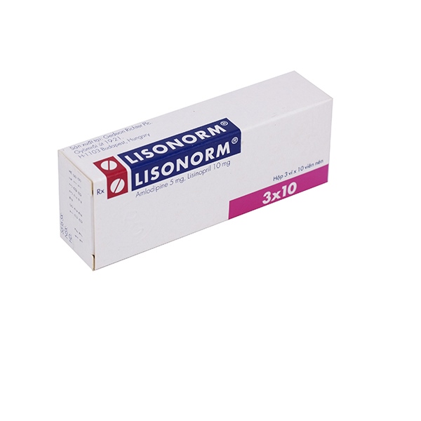 Lisonorm amlodipin 5mg gedeon richter (h/30v)