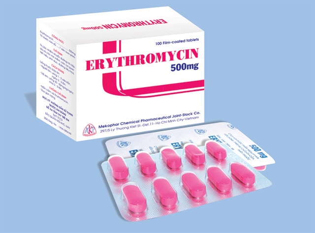 Erythromycin 500mg mekophar (h/100v)
