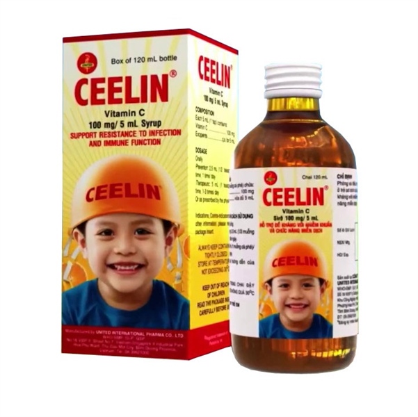Ceelin vitamin c 100mg/5ml united (c/120ml)