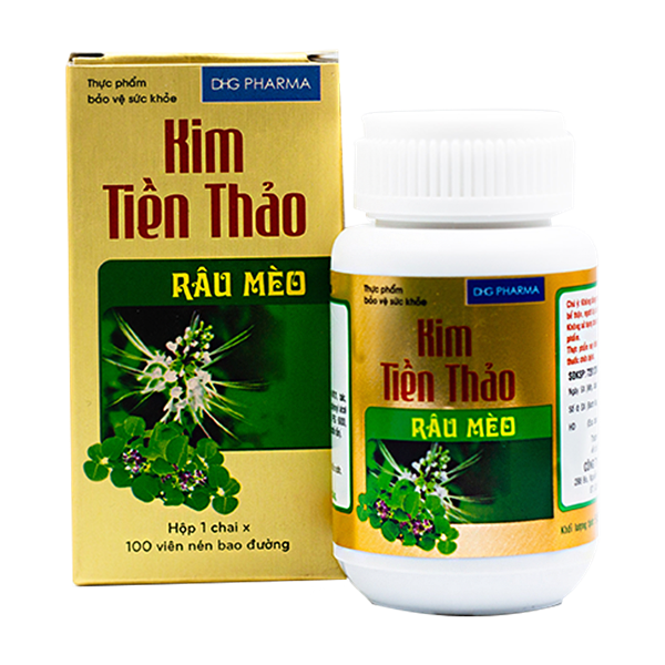 Kim tiền thảo râu mèo dhg (c/100v)