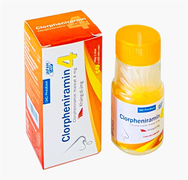 Clorpheniramin 4mg tablets dhg (c/100v)