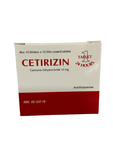 Cetirizin 10mg Thành Nam (H/100v)