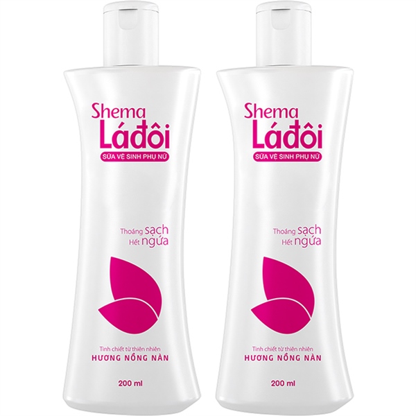 Sữa vệ sinh phụ nữ shema lá đôi hồng merap (c/200ml)