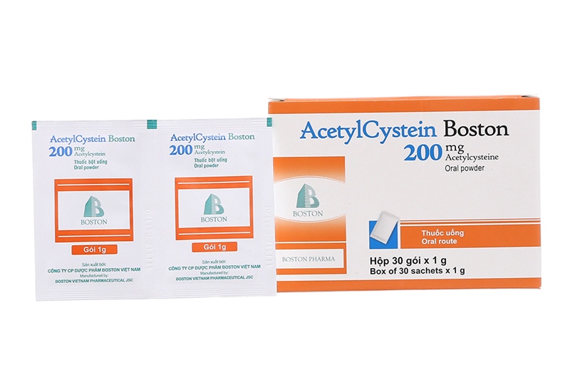 Acetylcystein 200mg - boston (h/30g)