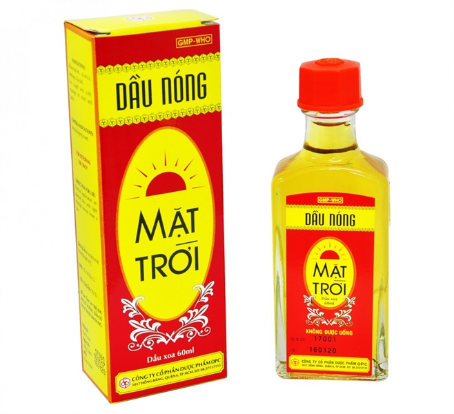 Dầu Nóng Mặt Trời OPC (c/60ml)