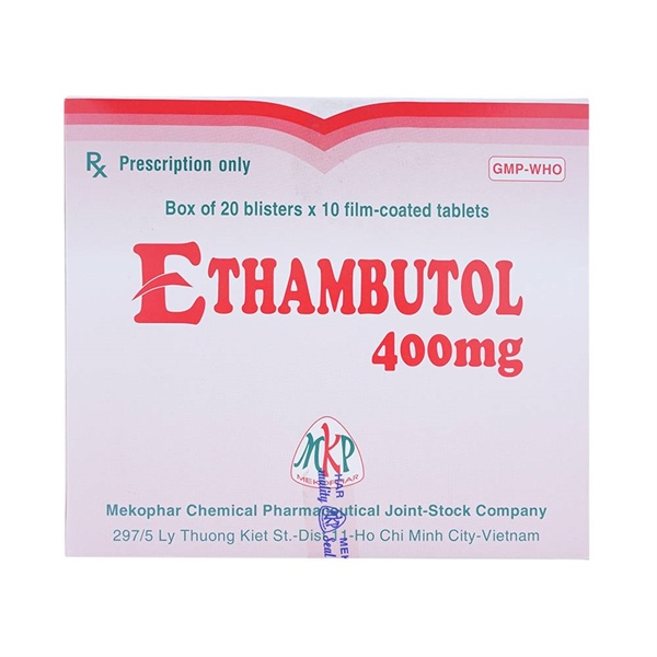 Ethambutol 400mg mekophar (h/200v)