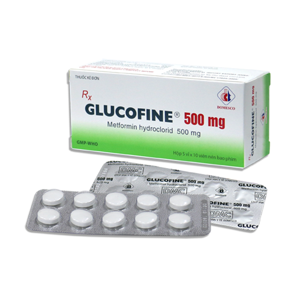 Glucofine 500mg domesco (h/50v)