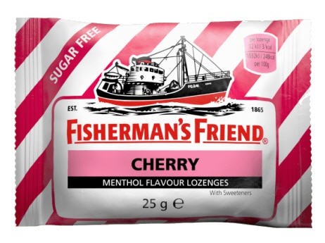 Fisherman's friend kẹo ngậm con tàu cherry đỏ (gói/25gr)