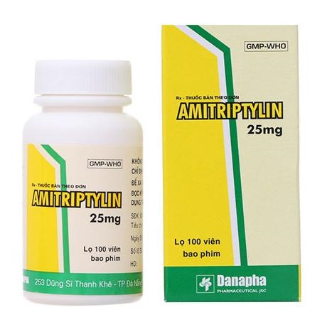 Amitriptylin 25mg danapha (c/100v)