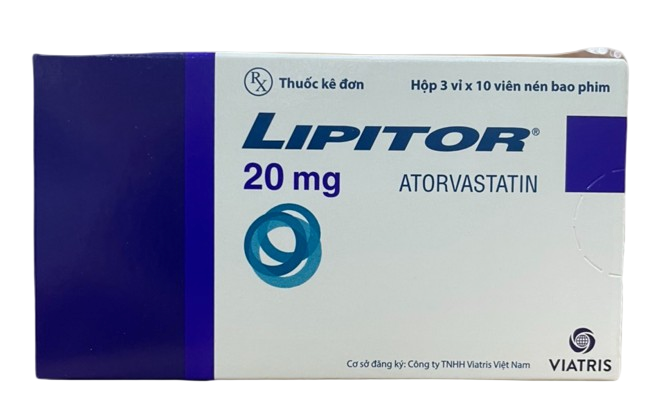 (date T8.2026) Lipitor 20mg nén pfizer (h/30v)
