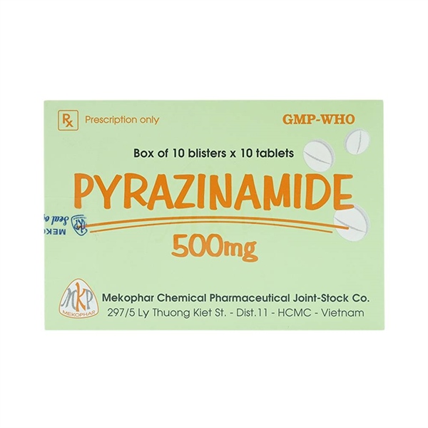Pyrazinamide 500mg - mekophar (h/100v)