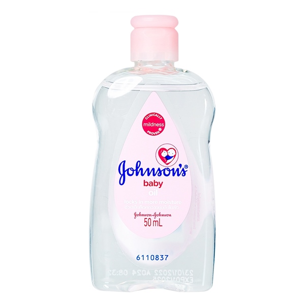 Dầu massage dưỡng ẩm johnson baby oil (c/50ml)