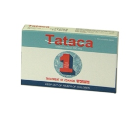 Tataca mebendazole 500mg pymepharco (l/20h/1v)