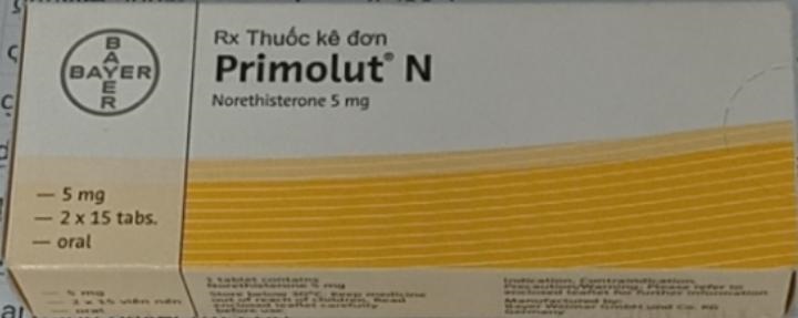 Primolut-n 5mg bayer (h/30v)