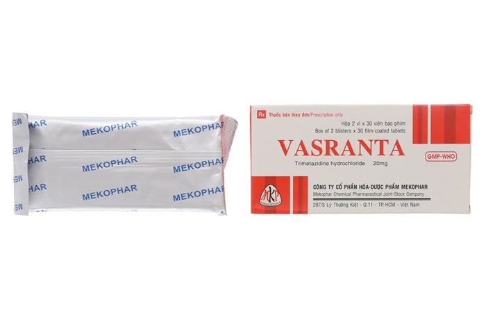 Vasranta trimetazidin 20mg mekophar (h/60v)