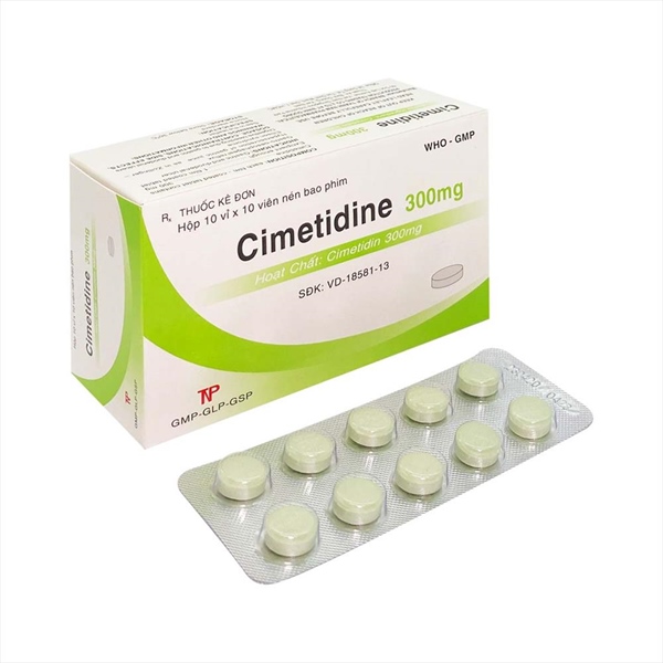 Cimetidin 300mg thành nam (h/100v)