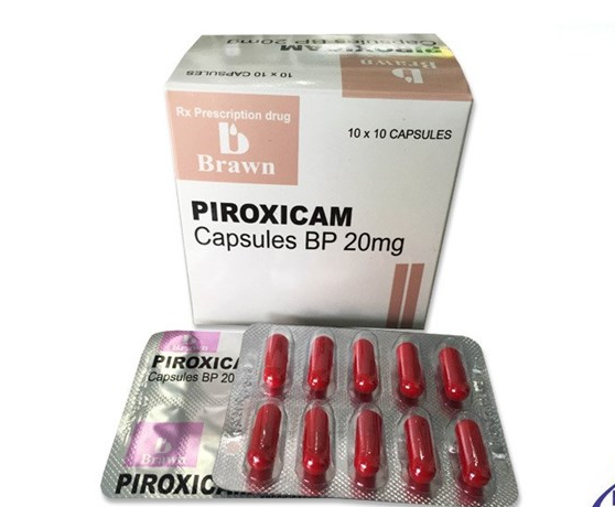 Piroxicam capsules 20mg brawn (h/100v)