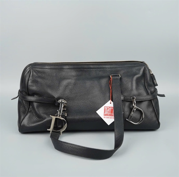 Túi Dior màu đen có lót form (107BM1004) sz35 KG+