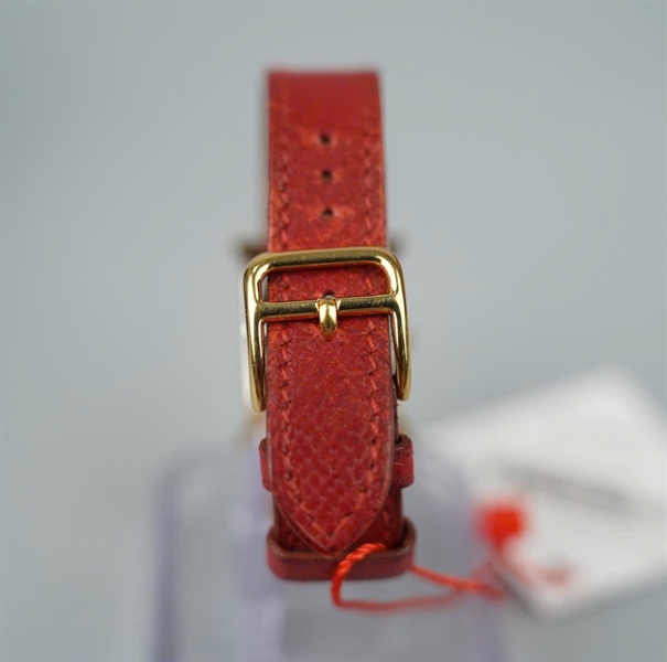 Đồng hồ Hermes mặt H dây đỏ (1090835) KG+