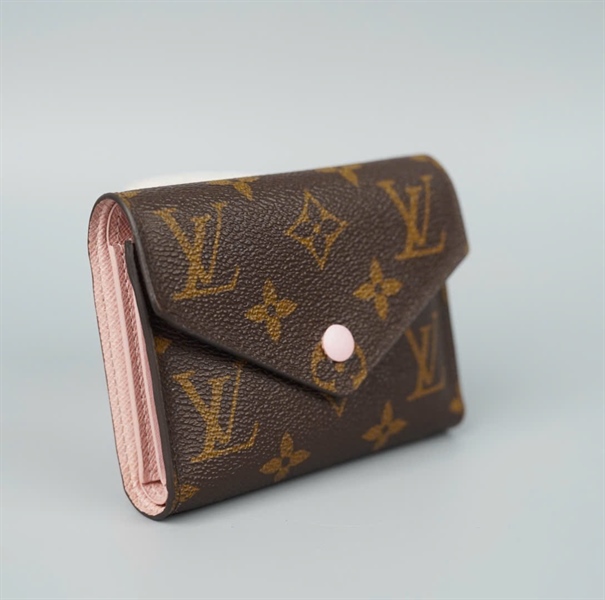 Ví LV gập 3 nút hồng (LT)KG+