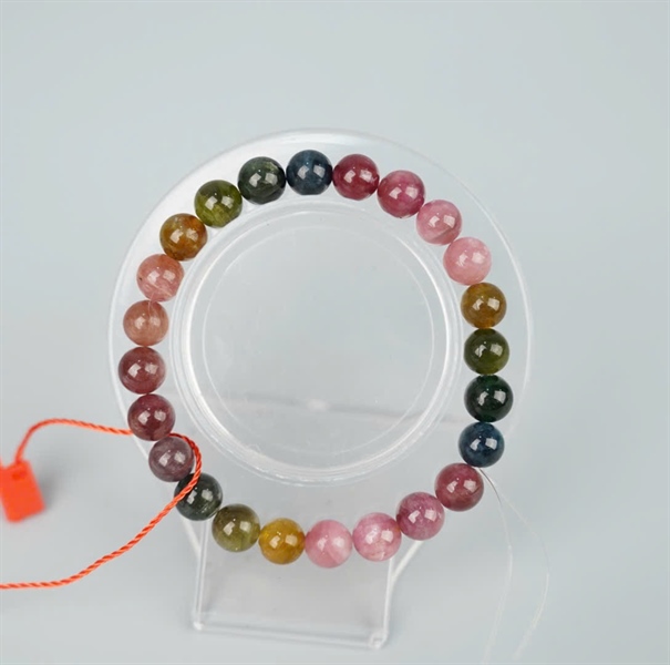 Vòng tay Tourmaline đa sắc (DBG) + ly7-27