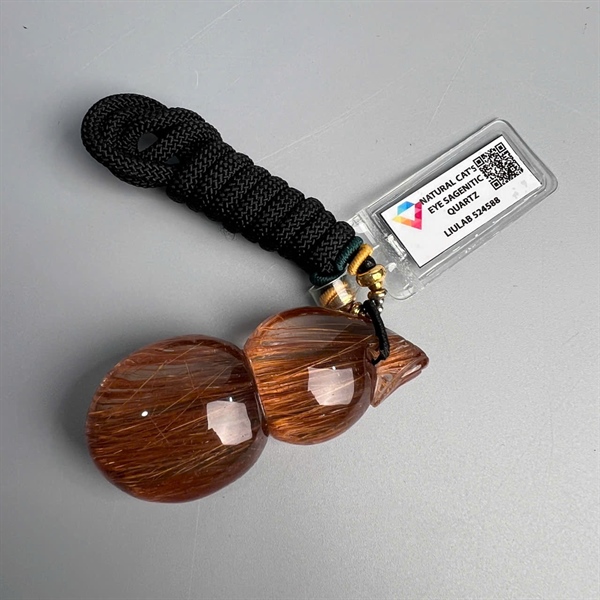 Mặt dây hồ lô tóc nâu VIP 524588 KG+